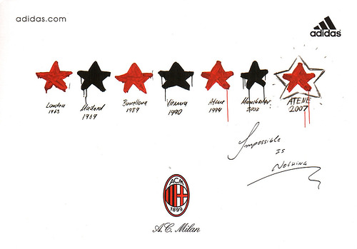 AC Milan postcard (front)