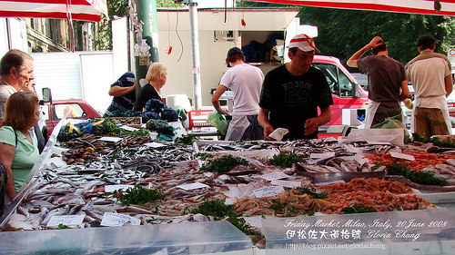 mercato di vernedi pesci