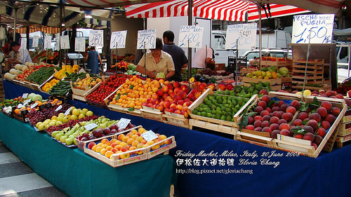 mercato di vernedi frutta